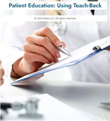 Patient Education: Using Teach-Back