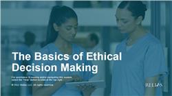 The Basics of Ethical Decision Making